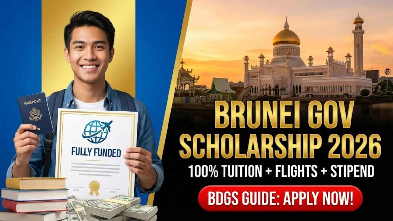 Government of Brunei Darussalam Scholarship | BDGS 2026 Government of Brunei Darussalam Scholarship 2026 (Fully Funded) – BDGS Guide